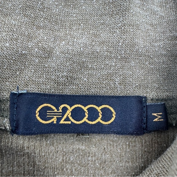 GE2OO Ribbed Mock Neck Long Sleeve Top – Size M – Like New - Picture 2 of 4